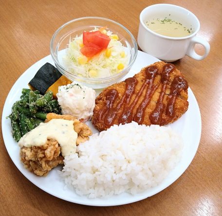 甘味噌カツプレートランチ